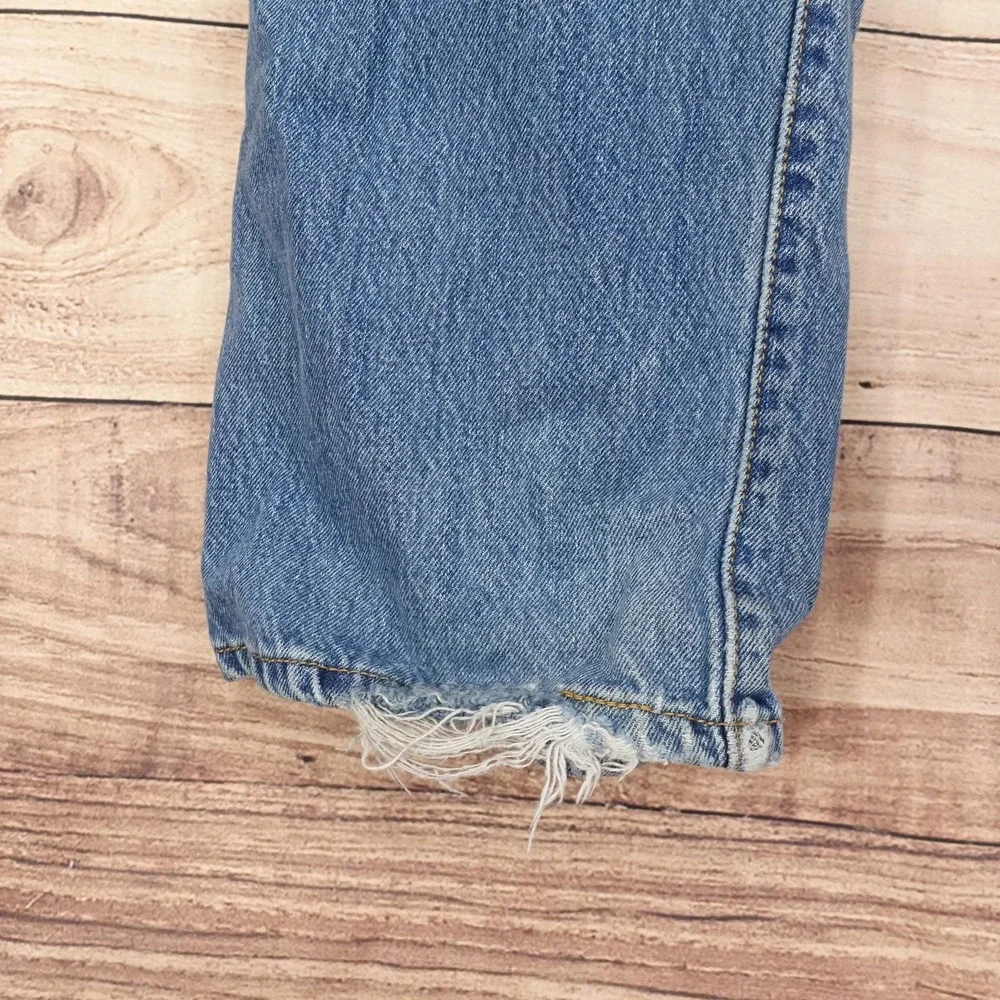 Levis 501 Jeans Mens 38x29 (40x30) Blue Regular Straight Denim Button Fly
